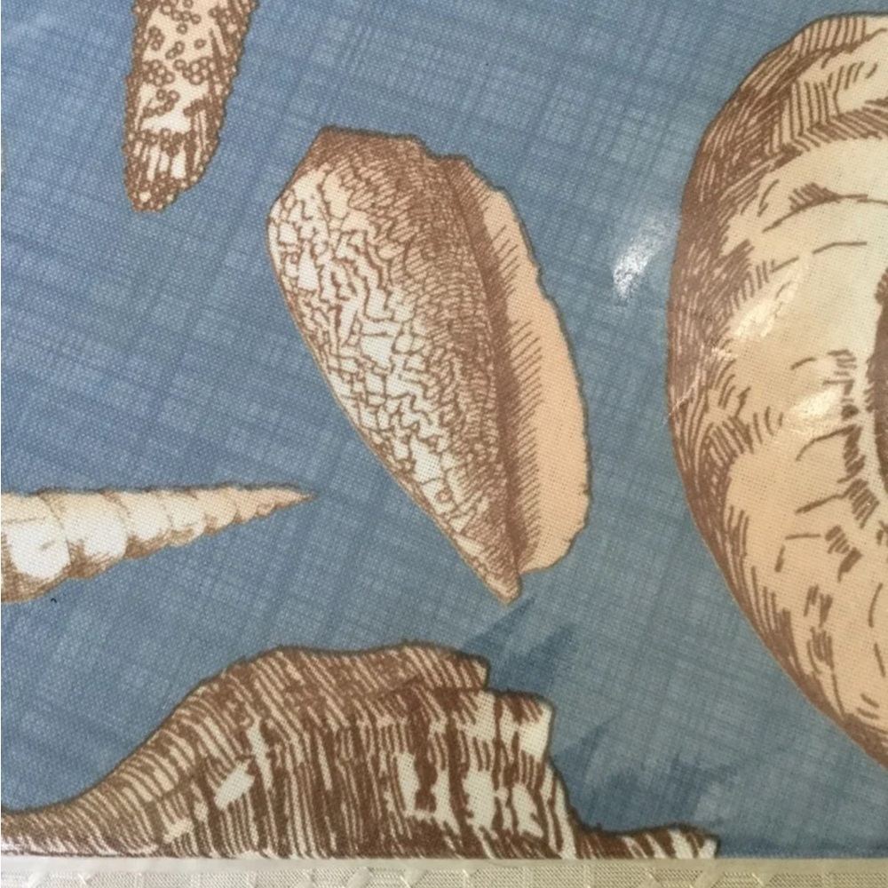 Blue Shell Stream Tablecloth - Picture 3 of 3